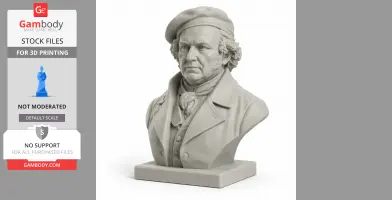 Francisco Goya Bust - Historical Warrior STL