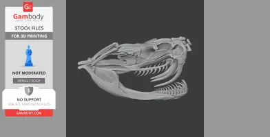 Bushmaster Skull - Skull Replica STL