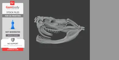 Bushmaster Skull - Skull Replica STL