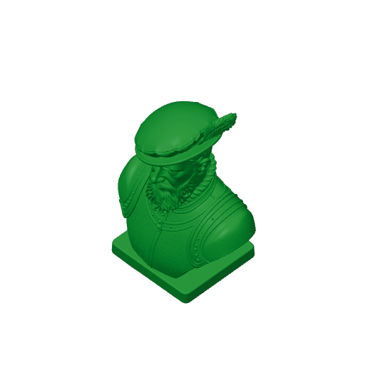 Francisco Pizarro Bust.3mf