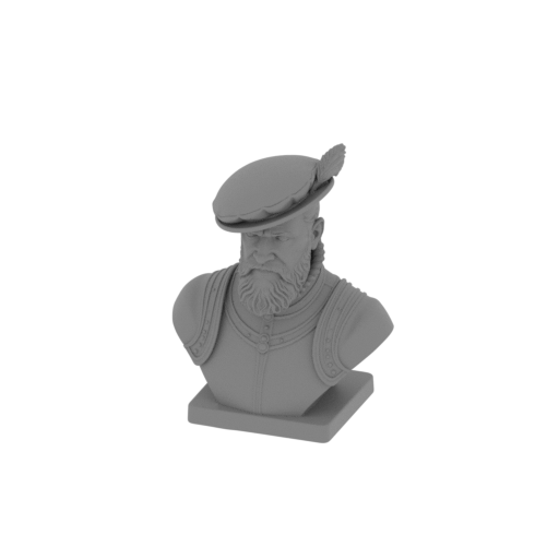 Francisco Pizarro Bust.stl
