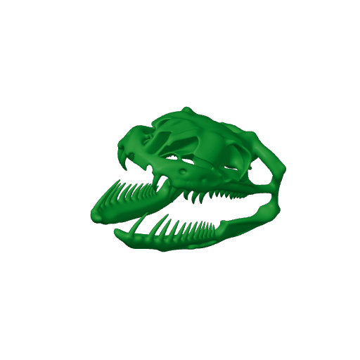 Carpet Python Skull.3mf