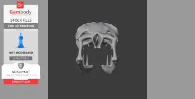 Carpet Python Skull - Skull Replica STL