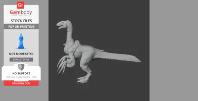 A detailed 3D model of a Neimongosaurus, featuring feather-like textures and a long tail.