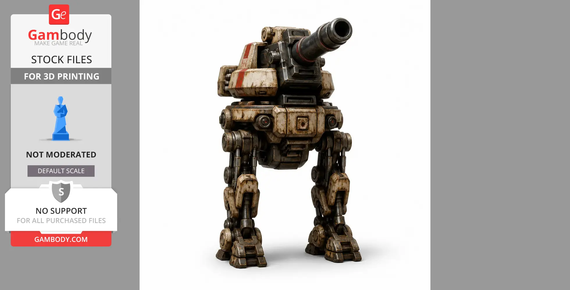 Artillery Turret - Factorio Figurine - Character Figure STL
