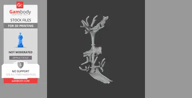 Cervalces Skull - Skull Replica STL