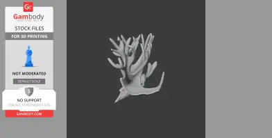 Cervalces Skull - Skull Replica STL