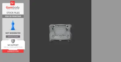 A 3D printable model of an Alfa Romeo Diva scale vehicle, showing the rear view design details.
