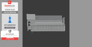 3D model of Anisa Wissa Palace featuring intricate arched windows and architectural details.