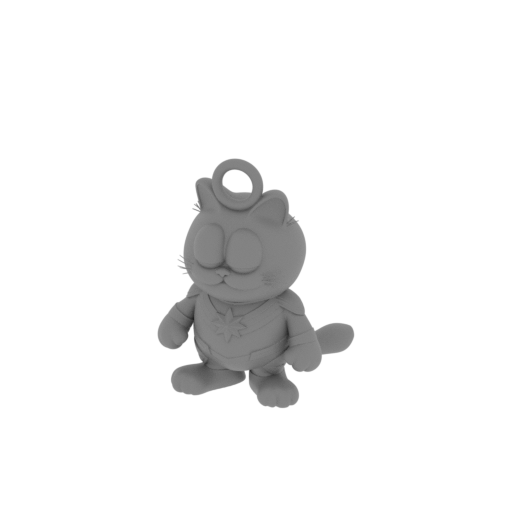 Garfield Captain Marvel Ring Figure.stl