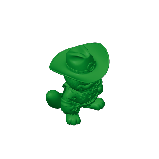 Garfield Cowboy Ring Figure.3mf