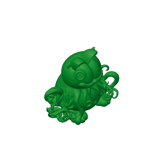 Garfield Cthulhu Ring Figure.3mf