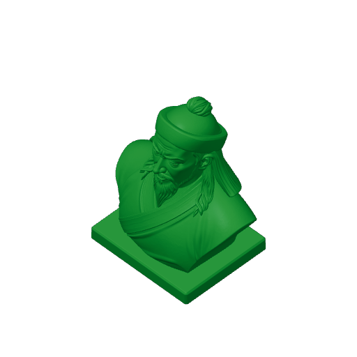 Genghis Khan Bust.3mf