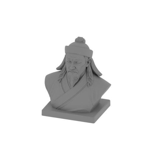 Genghis Khan Bust.stl