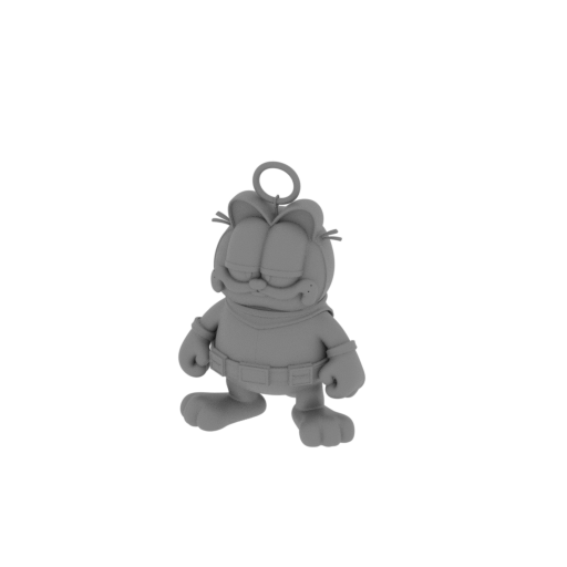Garfield Daredevil Ring Figure.stl