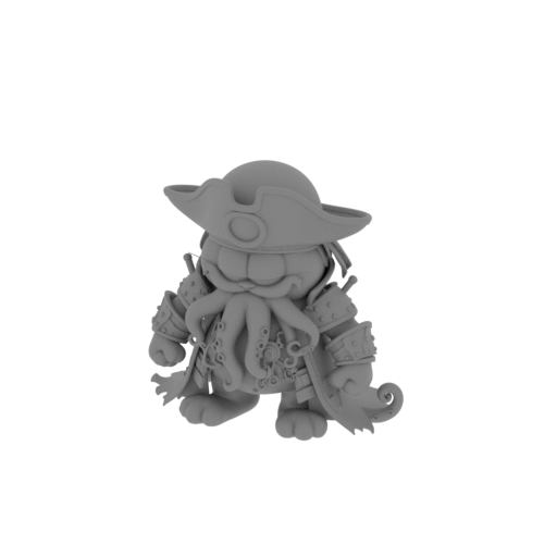 Garfield Davy Jones Ring Figure.stl