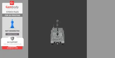 Bhim self-propelled howitzer - Tank Model STL