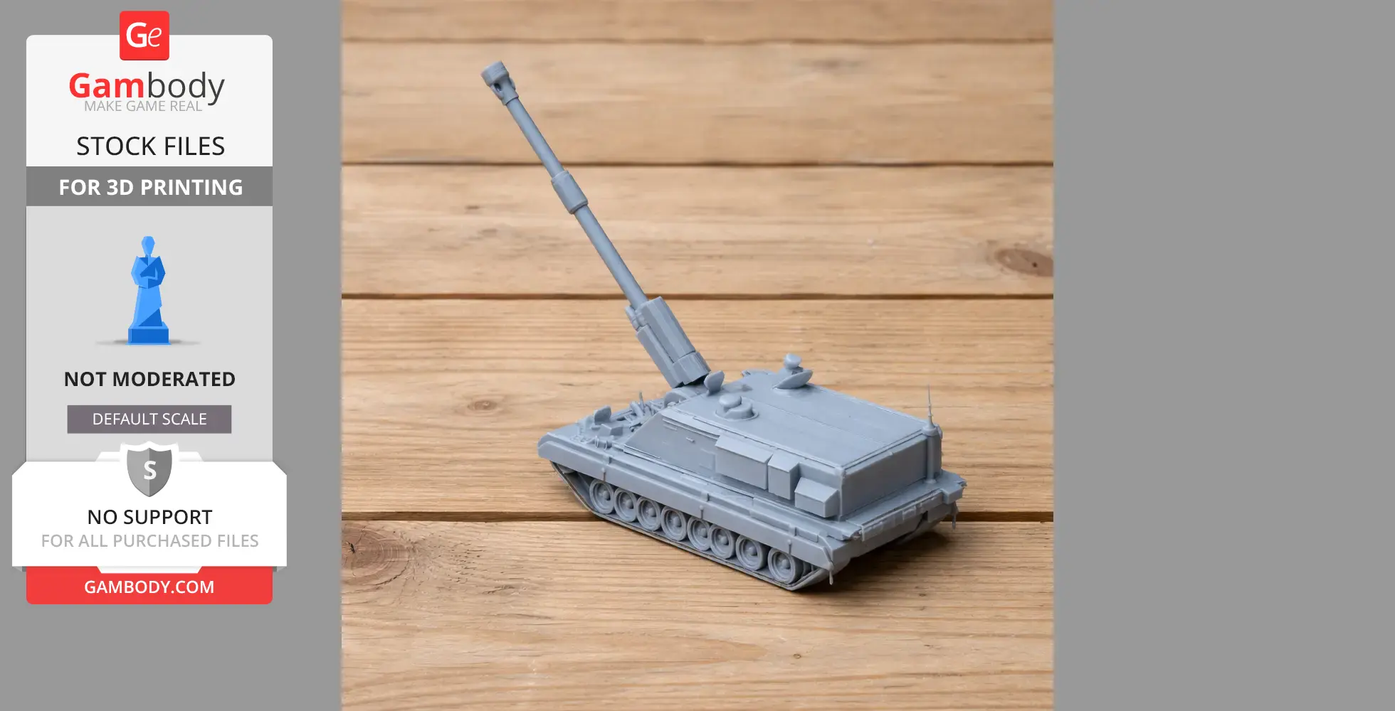 Bhim self-propelled howitzer - Tank Model STL