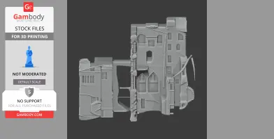 Ashby de la Zouch Castle - Architecture STL