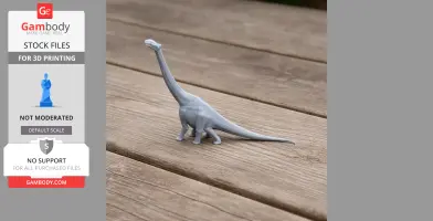 Nigersaurus - Prehistoric Animal STL
