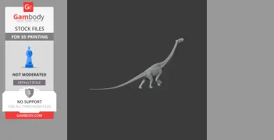 Nigersaurus - Prehistoric Animal STL