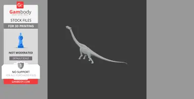 Nigersaurus - Prehistoric Animal STL