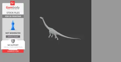 Nigersaurus - Prehistoric Animal STL
