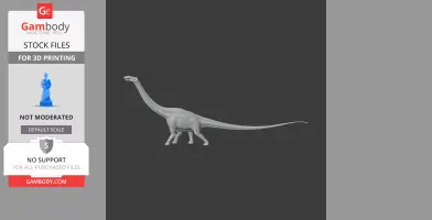Nigersaurus - Prehistoric Animal STL