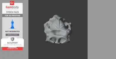 3D model of a common brushtail possum skull, detailed and ready for printing.