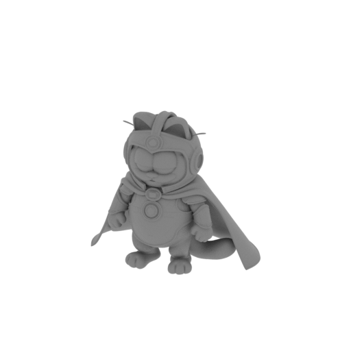 Garfield Doctor Fate Ring Figure.stl