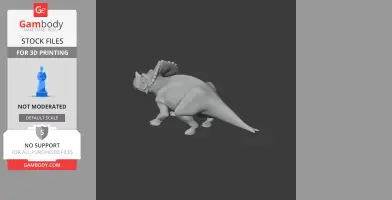 Notoceratops - Prehistoric Animal STL