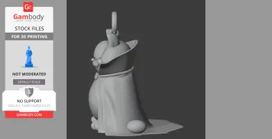 Garfield Dracula Ring Figure - Mashup Figure STL