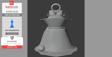 Garfield Dracula Ring Figure - Mashup Figure STL