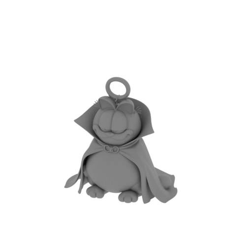 Garfield Dracula Ring Figure.stl