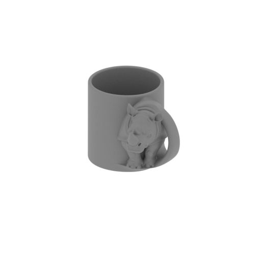 Rhinoceros Mug.stl
