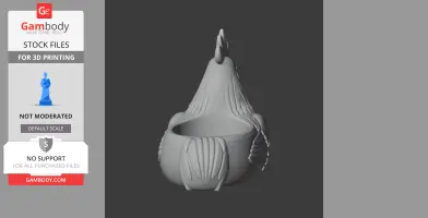 Rooster Bowl - Animal Wall Hook STL