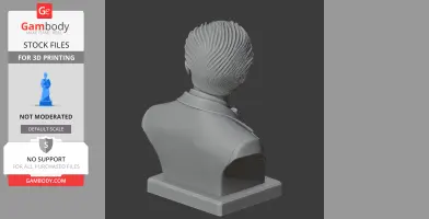 Gustav Mahler Bust - Historical Warrior STL