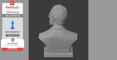Gustav Mahler Bust - Historical Warrior STL