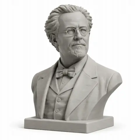 Gustav Mahler Bust - Historical Warrior STL