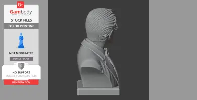 Gustav Mahler Bust - Historical Warrior STL