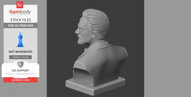 Gustav Mahler Bust - Historical Warrior STL