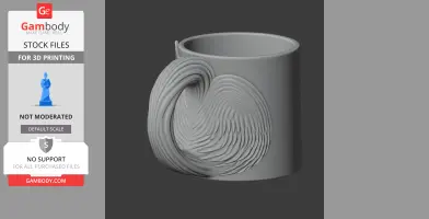 Rooster Mug - Animal Wall Hook STL