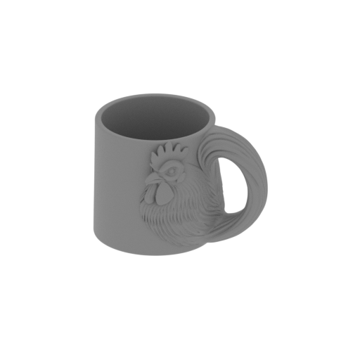 Rooster Mug.stl