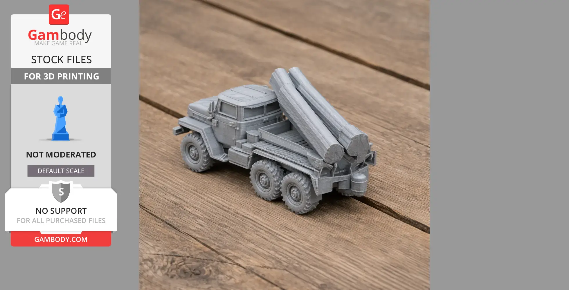 BM-21 Grad - Tank Model STL