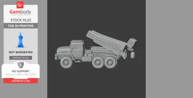 BM-21 Grad - Tank Model STL