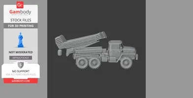 BM-21 Grad - Tank Model STL