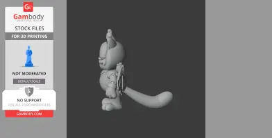Garfield Falcon Ring Figure - Mashup Figure STL