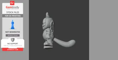 Garfield Falcon Ring Figure - Mashup Figure STL