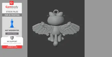 Garfield Falcon Ring Figure - Mashup Figure STL