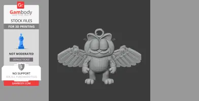 Garfield Falcon Ring Figure - Mashup Figure STL